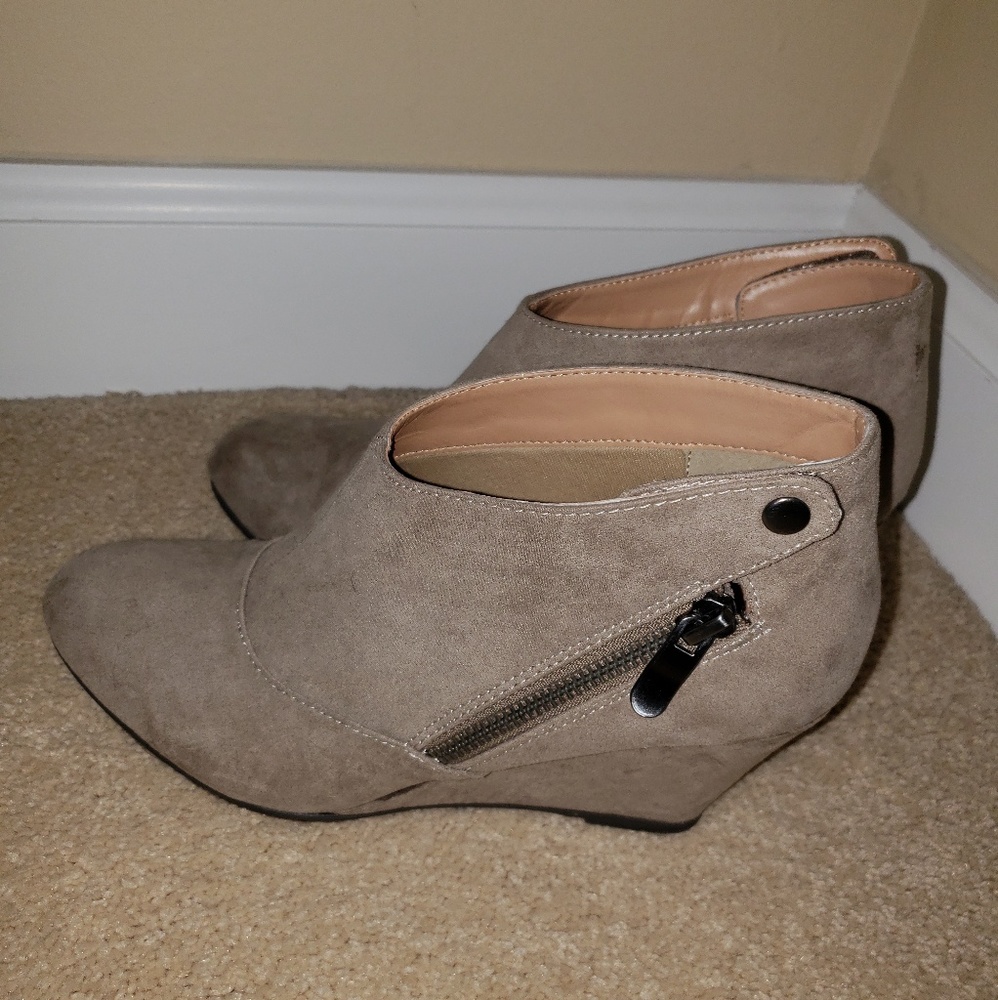 Dirty Laundry Wedge Booties